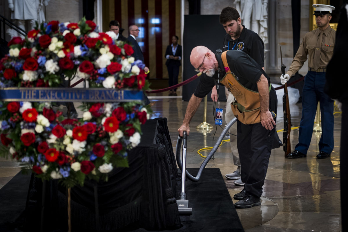 Former President George H.W. Bush Lies in State in the United States Capitol