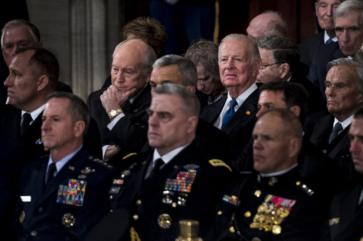 Former President George H.W. Bush Lies in State in the United States Capitol